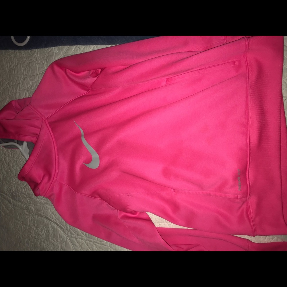 Pink nike hoodie